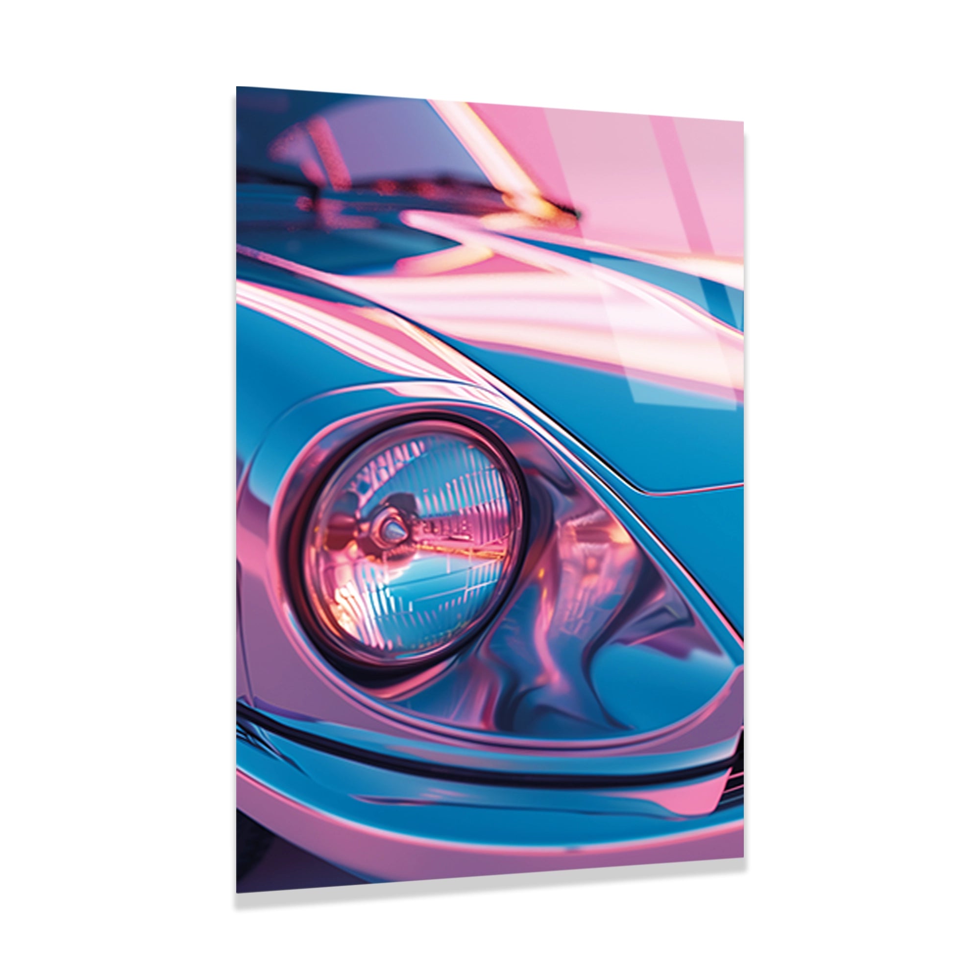 PASTEL PORSCHE FAR YAKIN PLAN - CAM TABLO - DEG0469