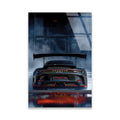 SİYAH PORSCHE GT ARKA DUMAN - CAM TABLO - DEG0473