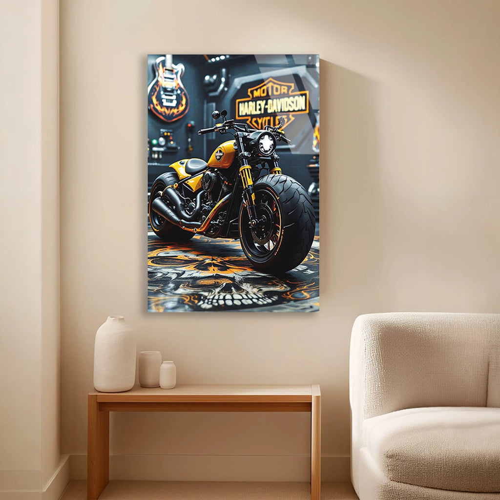 SARI HARLEY DAVIDSON CHOPPER - CAM TABLO - DEG0480