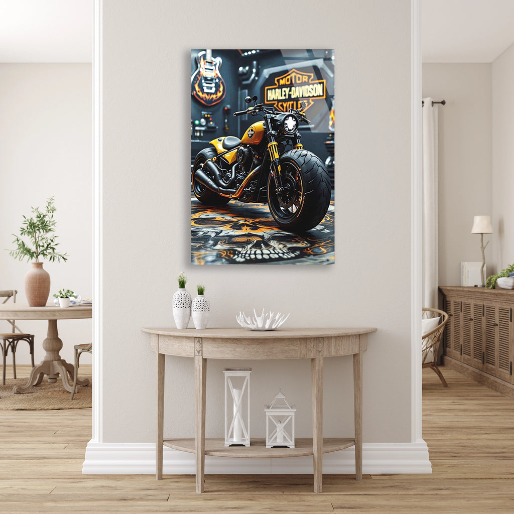 SARI HARLEY DAVIDSON CHOPPER - CAM TABLO - DEG0480