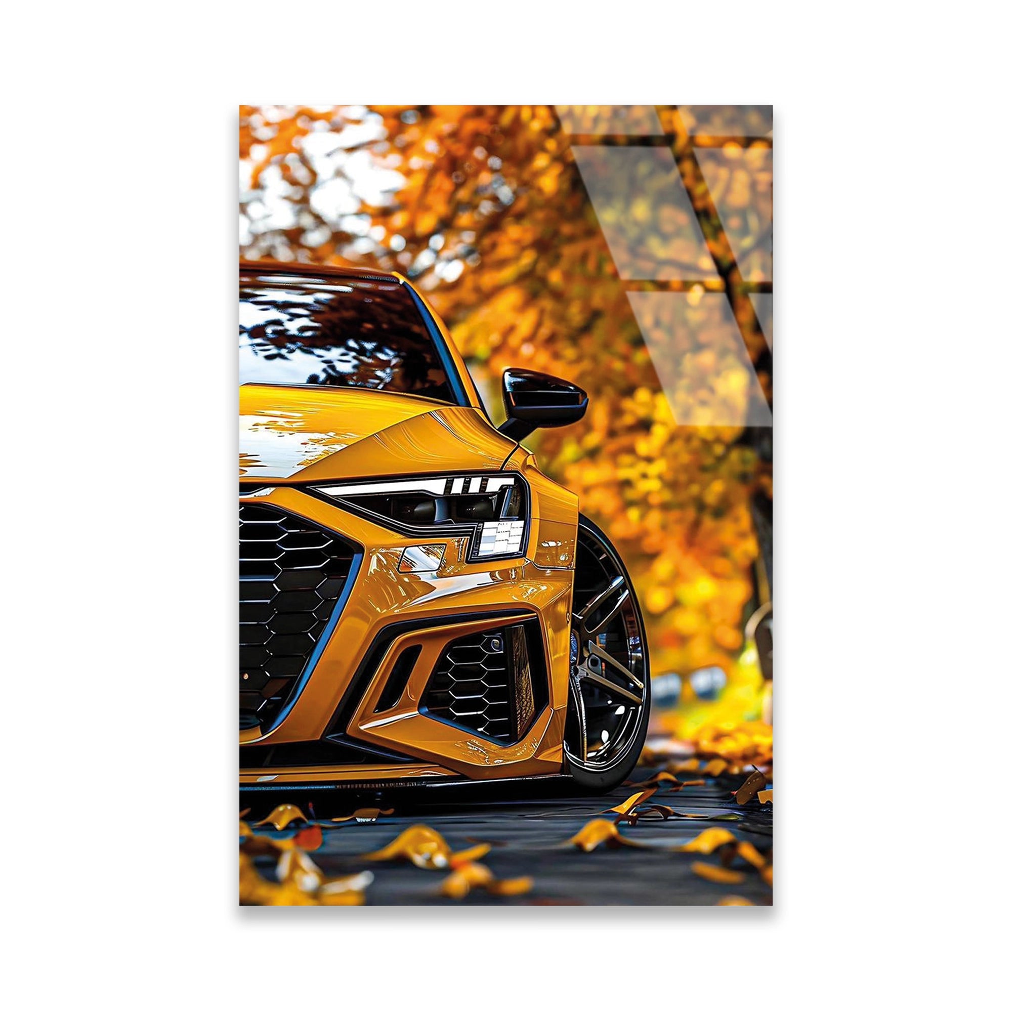 TURUNCU AUDI SONBAHAR - CAM TABLO - DEG0485
