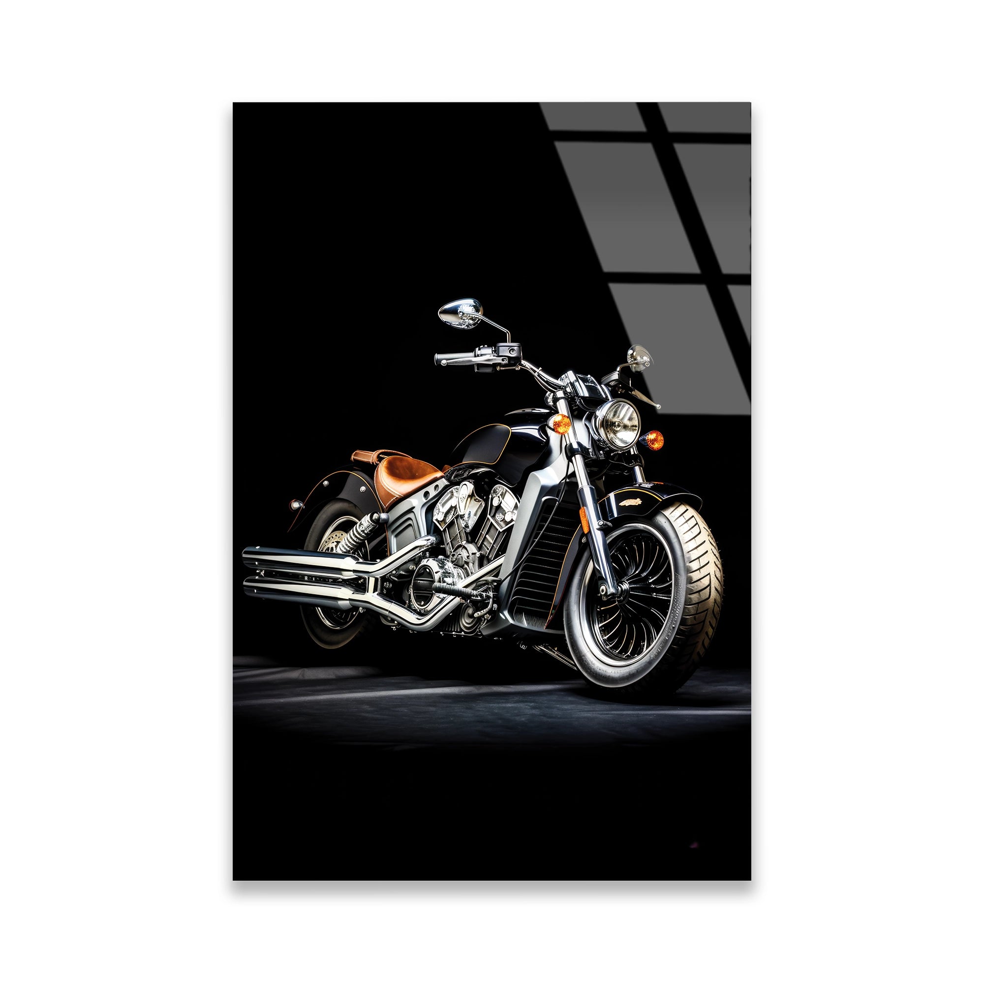 KROM CRUISER MOTOSİKLET STÜDYO - CAM TABLO - DEG0494