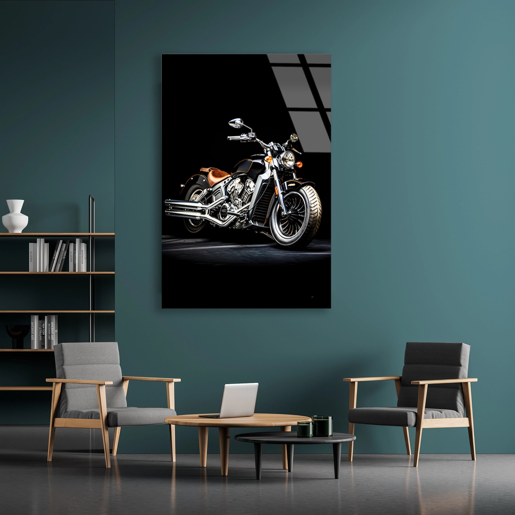 KROM CRUISER MOTOSİKLET STÜDYO - CAM TABLO - DEG0494