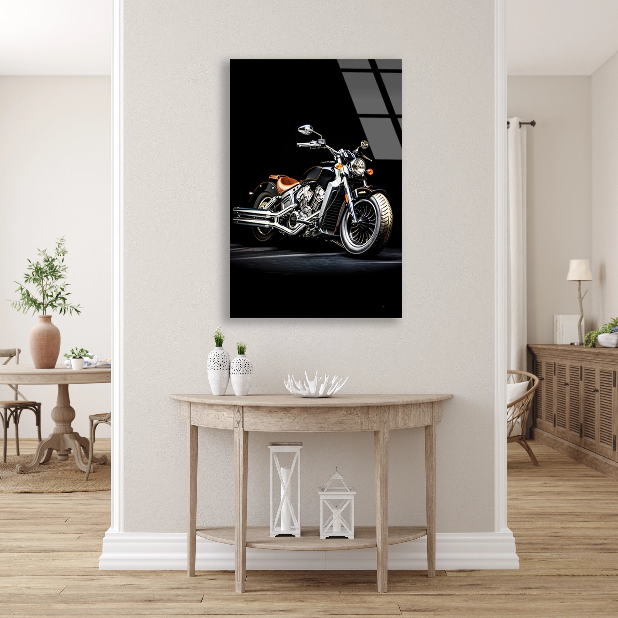 KROM CRUISER MOTOSİKLET STÜDYO - CAM TABLO - DEG0494