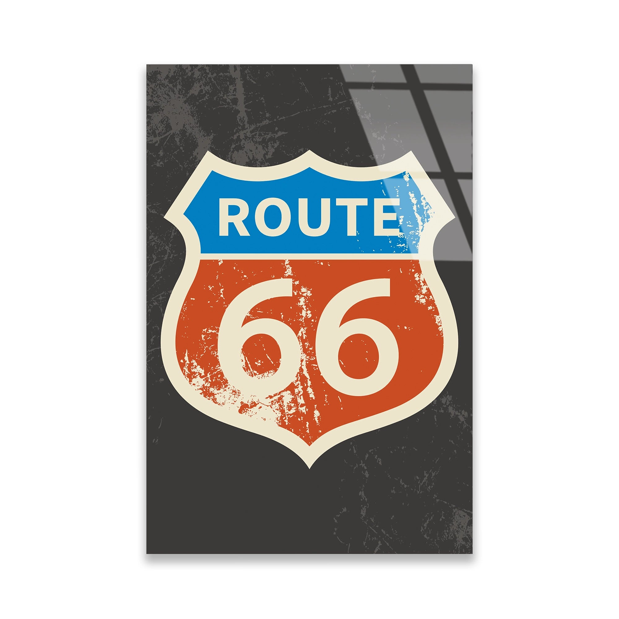 ROUTE 66 TABELA VINTAGE - CAM TABLO - DEG0497