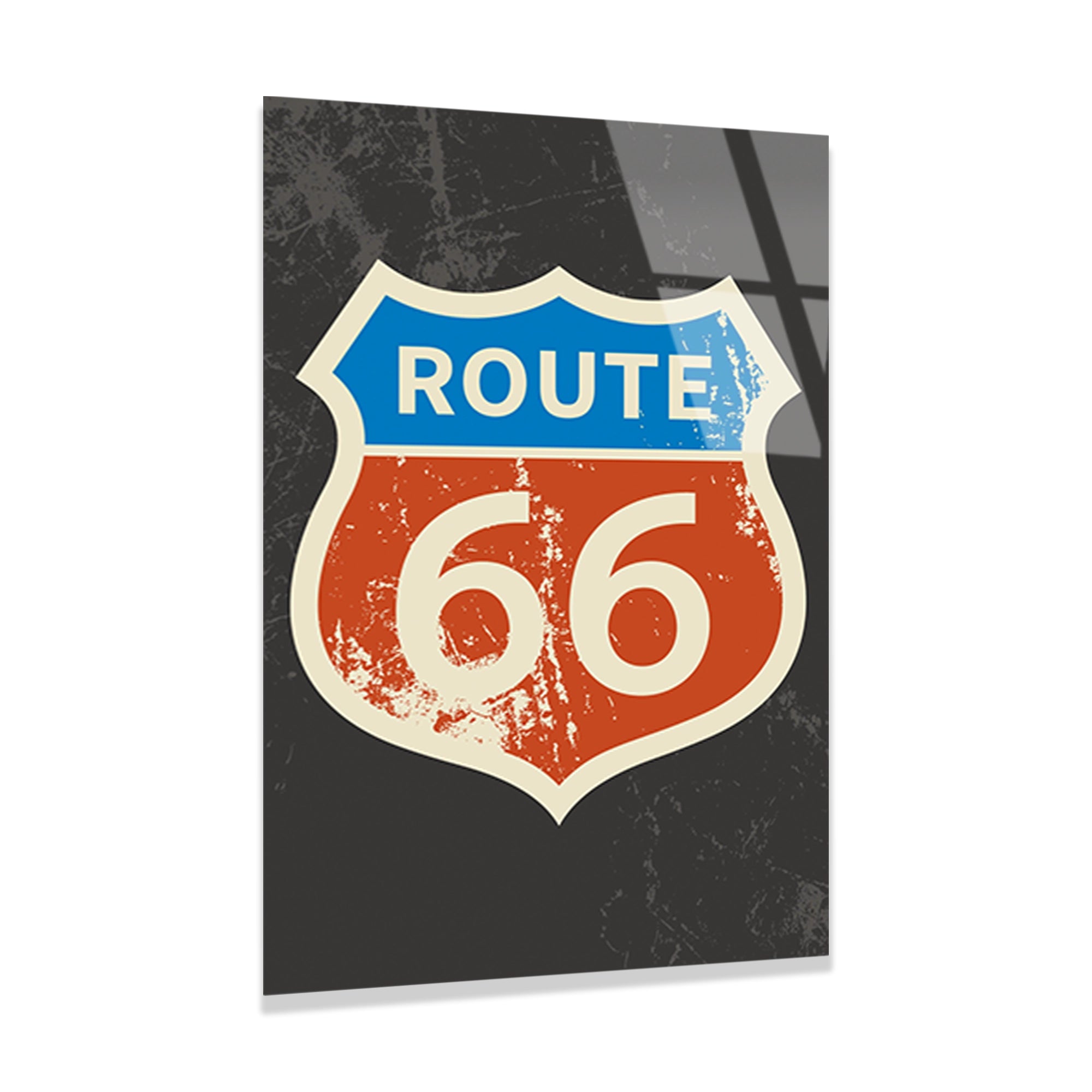 ROUTE 66 TABELA VINTAGE - CAM TABLO - DEG0497