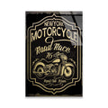 NEW YORK MOTORCYCLE VINTAGE POSTER - CAM TABLO - DEG0498