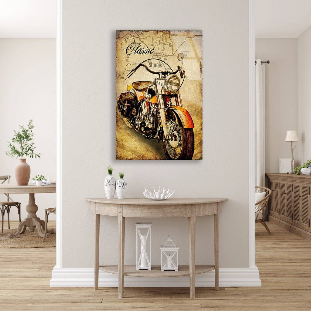 KLASİK CHOPPER STURGIS VINTAGE - CAM TABLO - DEG0502