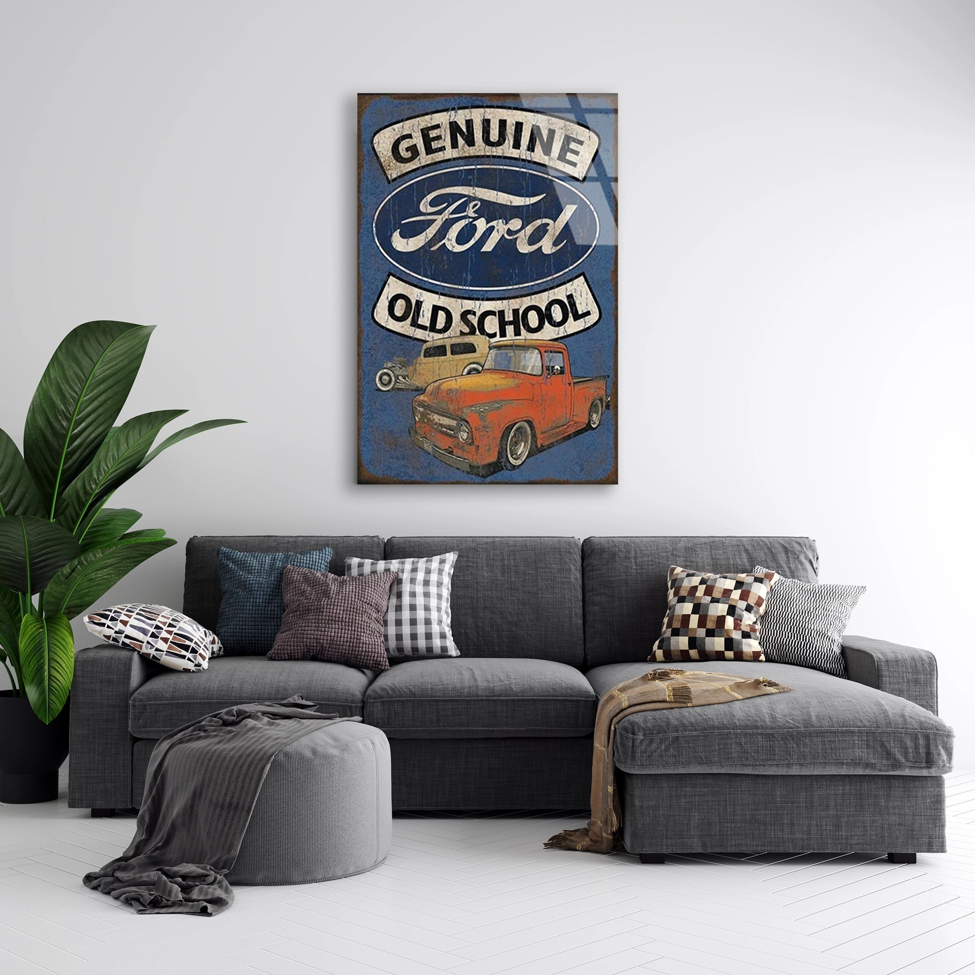 GENUINE FORD OLD SCHOOL PICKUP - CAM TABLO - DEG0503