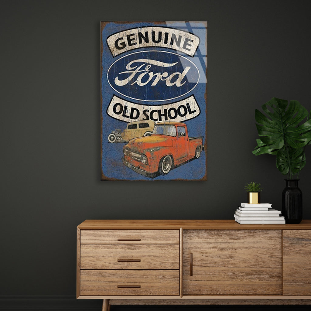 GENUINE FORD OLD SCHOOL PICKUP - CAM TABLO - DEG0503