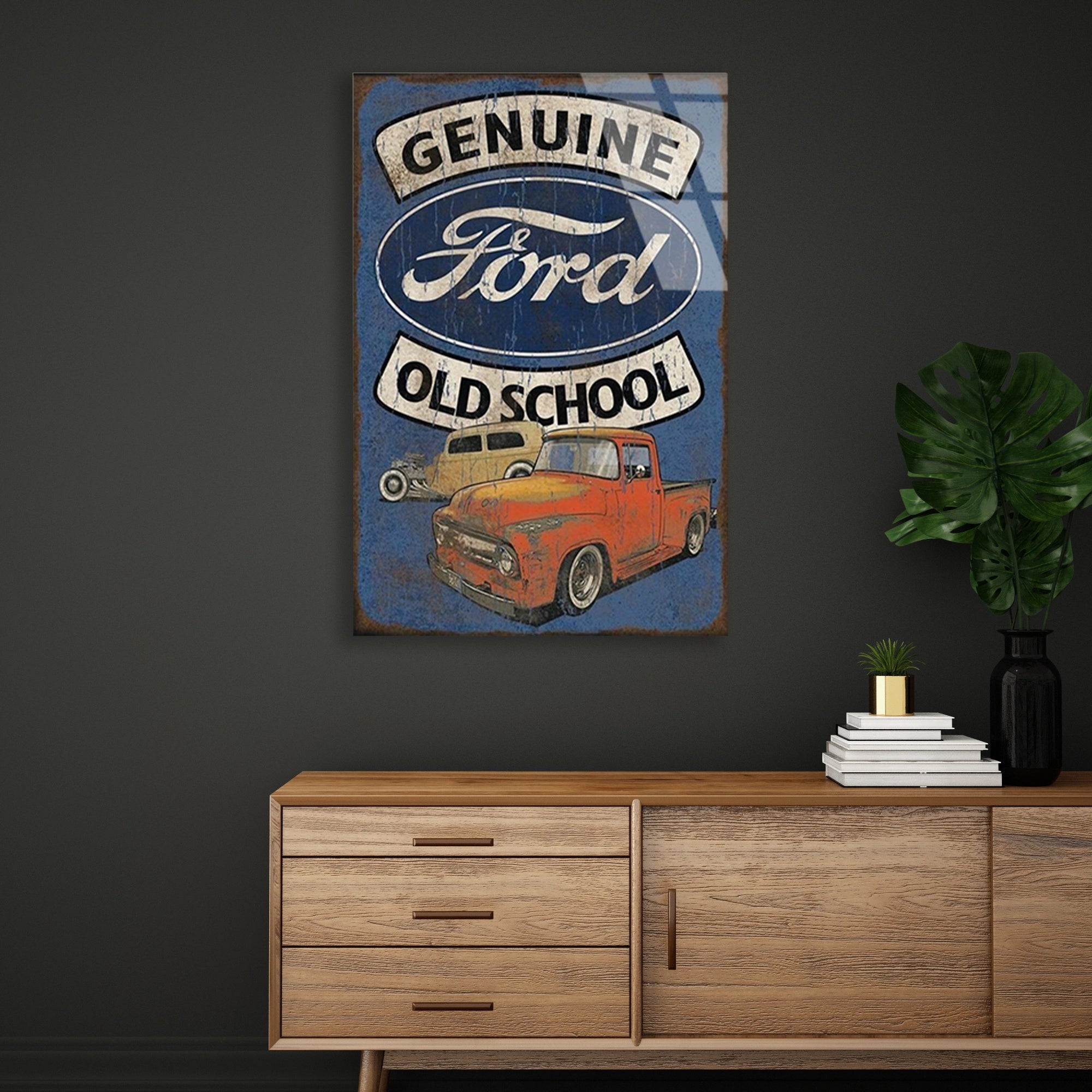 GENUINE FORD OLD SCHOOL PICKUP - CAM TABLO - DEG0503