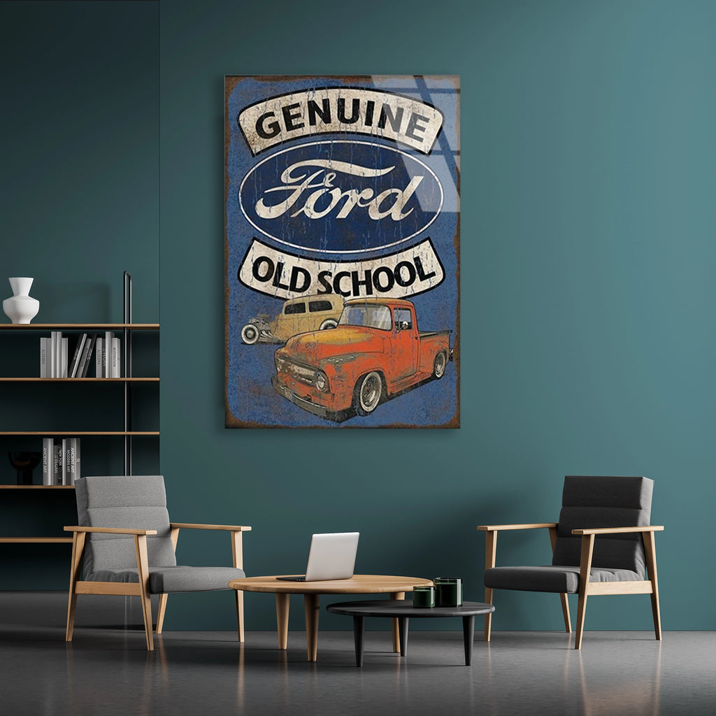 GENUINE FORD OLD SCHOOL PICKUP - CAM TABLO - DEG0503