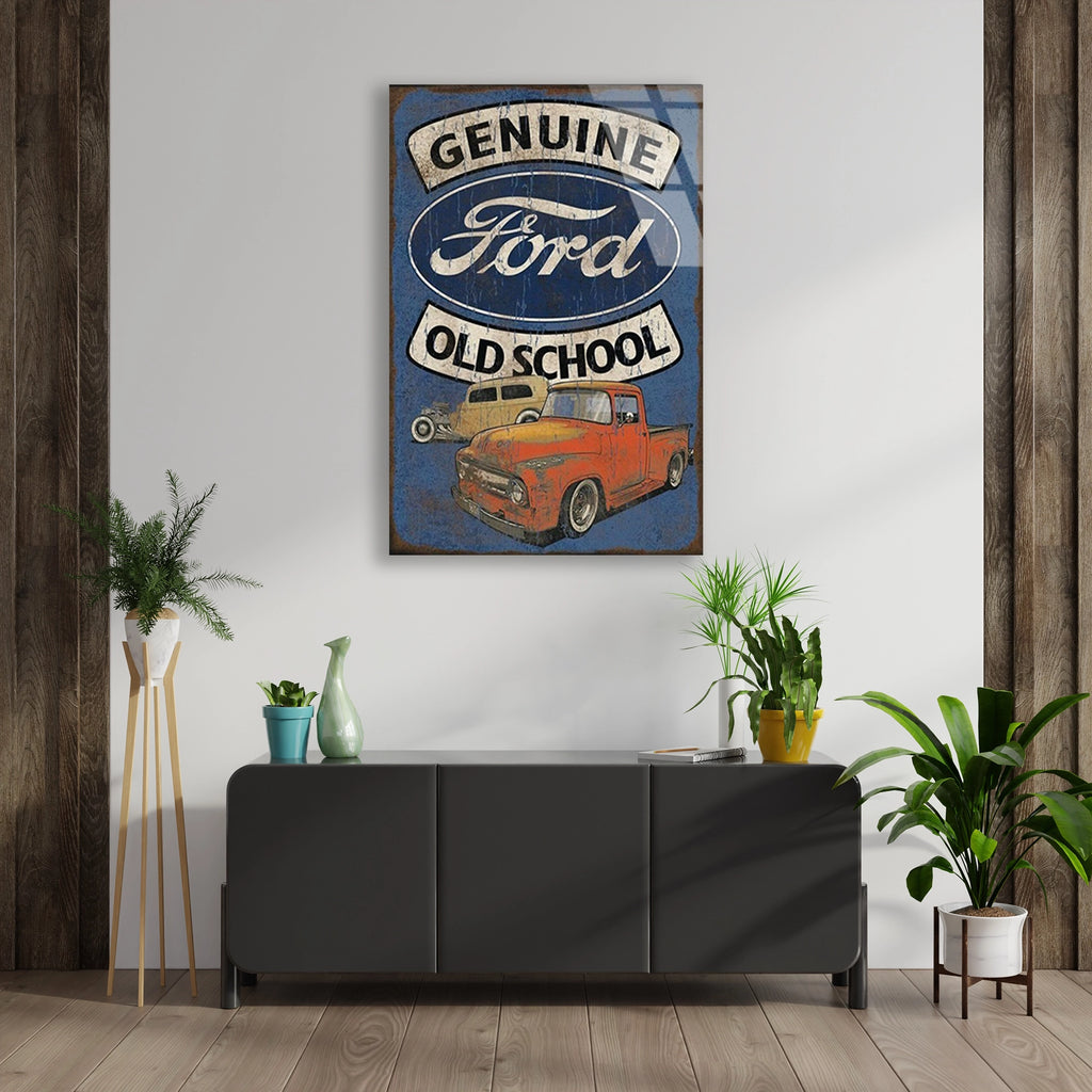 GENUINE FORD OLD SCHOOL PICKUP - CAM TABLO - DEG0503