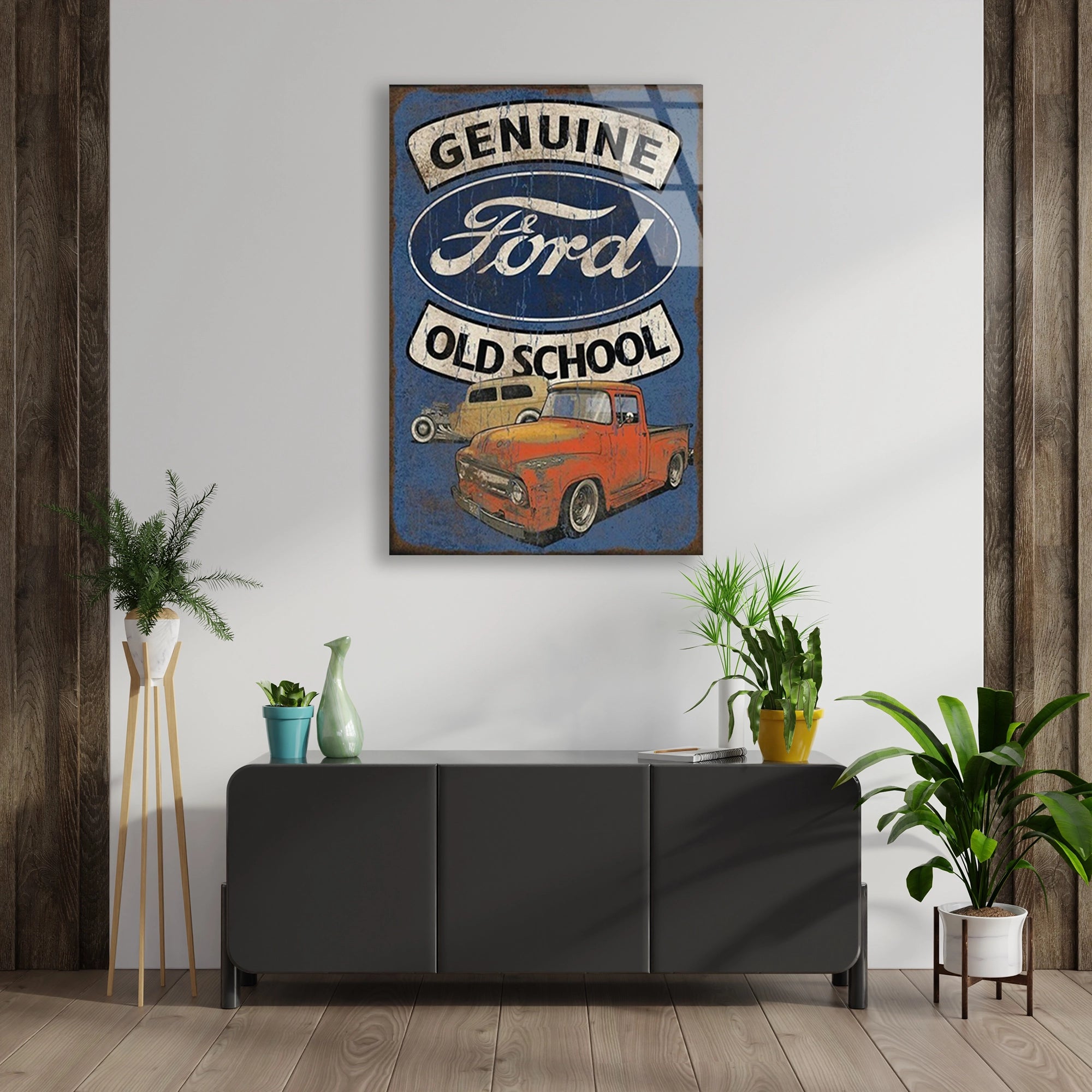 GENUINE FORD OLD SCHOOL PICKUP - CAM TABLO - DEG0503