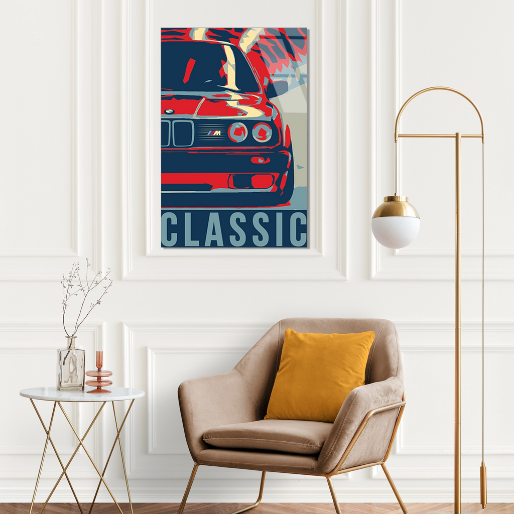 BMW M CLASSIC POP ART - CAM TABLO - DEG0506
