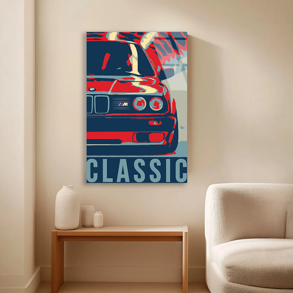 BMW M CLASSIC POP ART - CAM TABLO - DEG0506