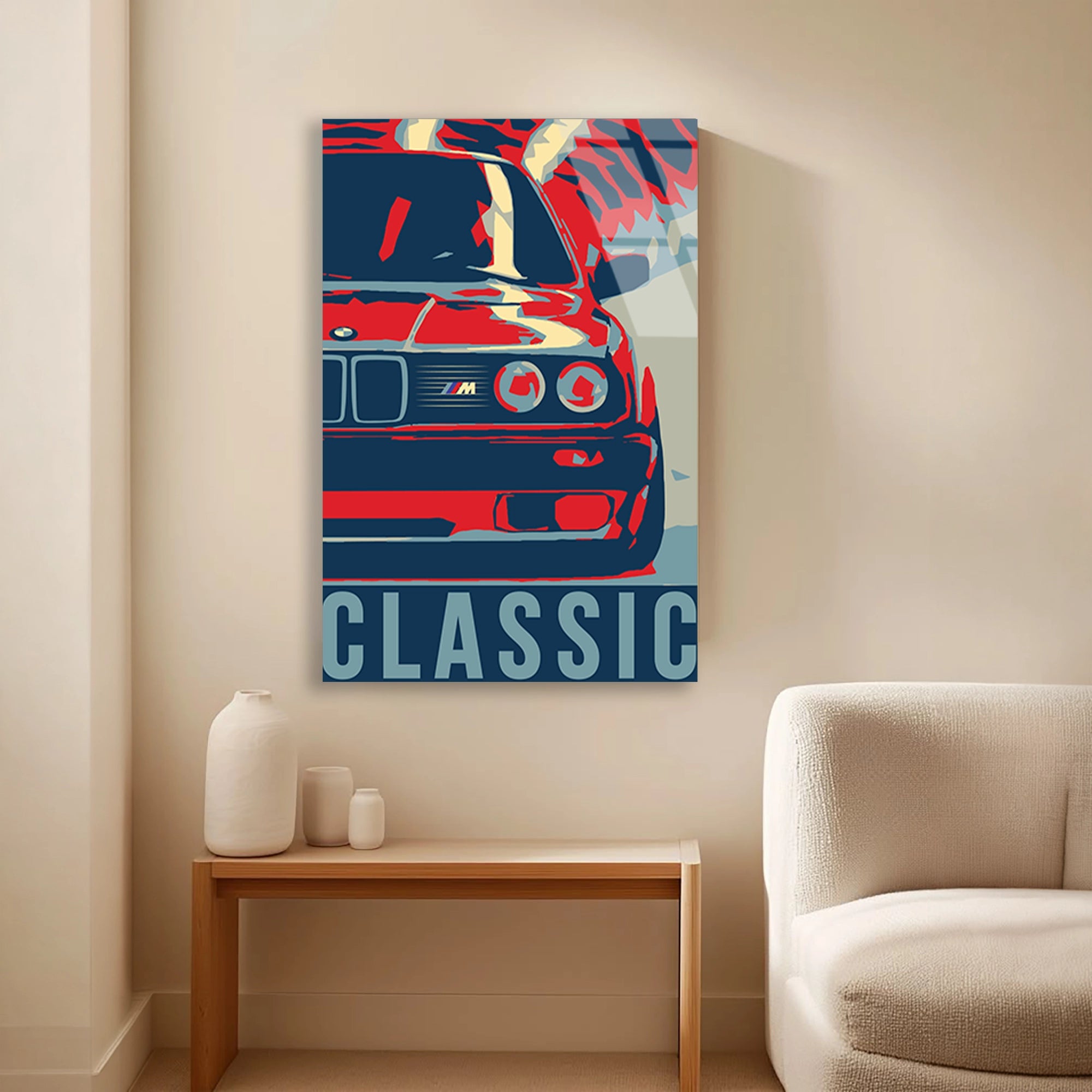 BMW M CLASSIC POP ART - CAM TABLO - DEG0506