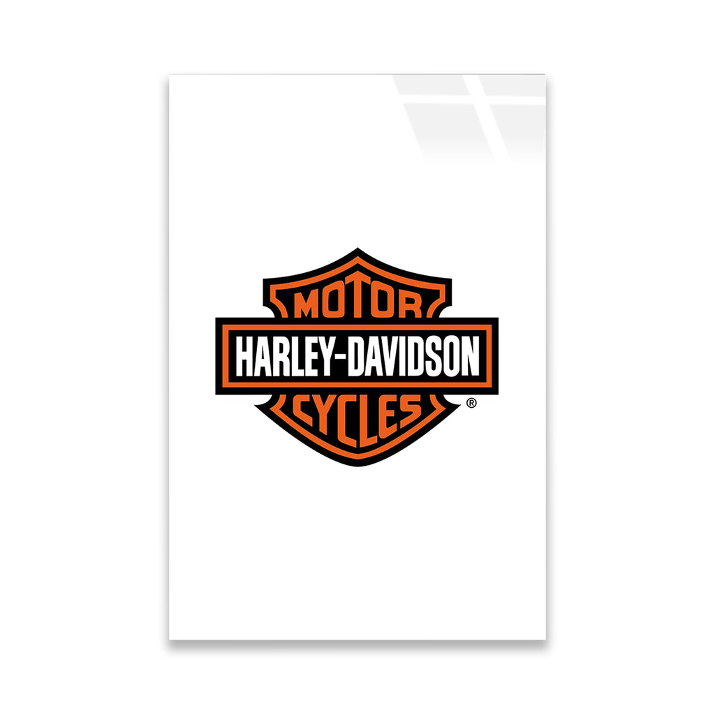 HARLEY DAVIDSON LOGO - CAM TABLO - DEG0508