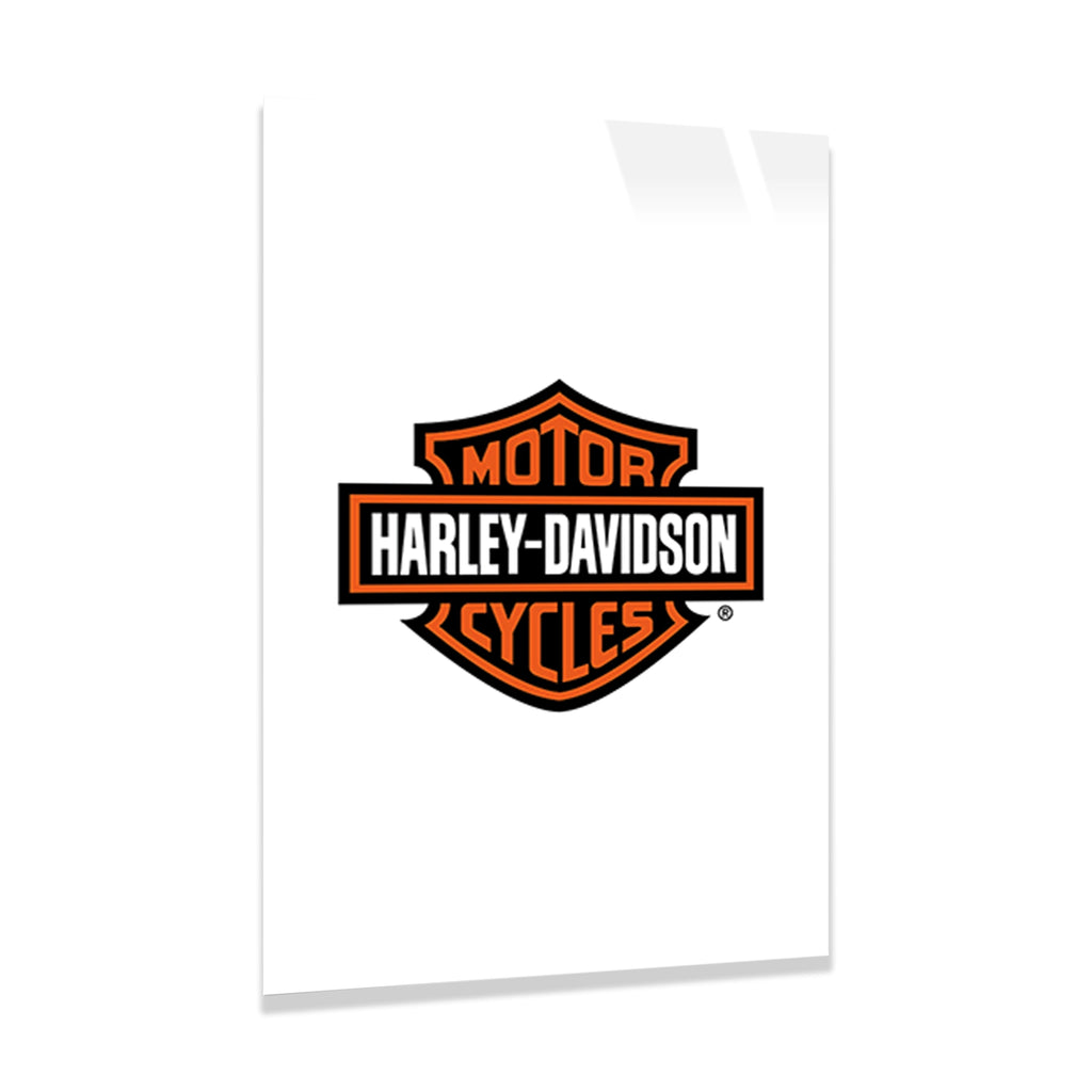 HARLEY DAVIDSON LOGO - CAM TABLO - DEG0508