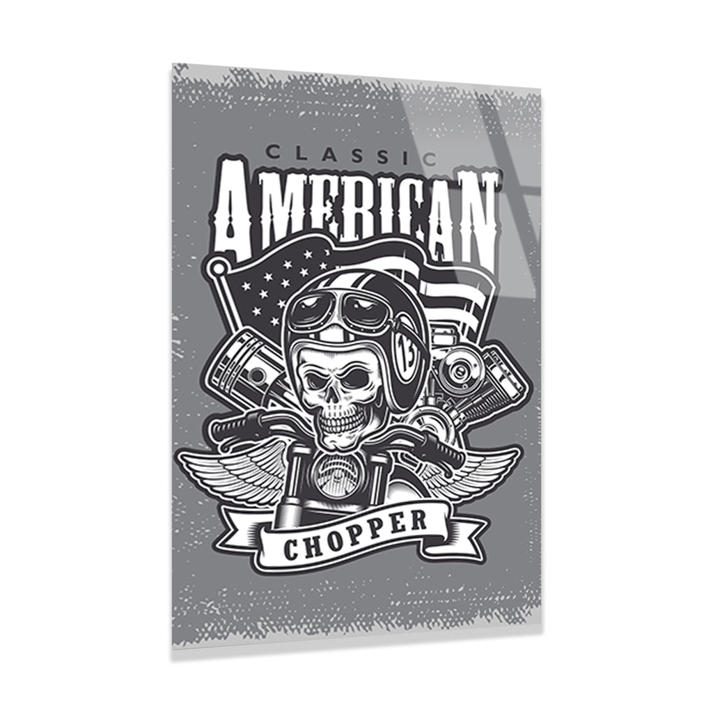 CLASSIC AMERICAN CHOPPER KURUKAFA - CAM TABLO - DEG0511