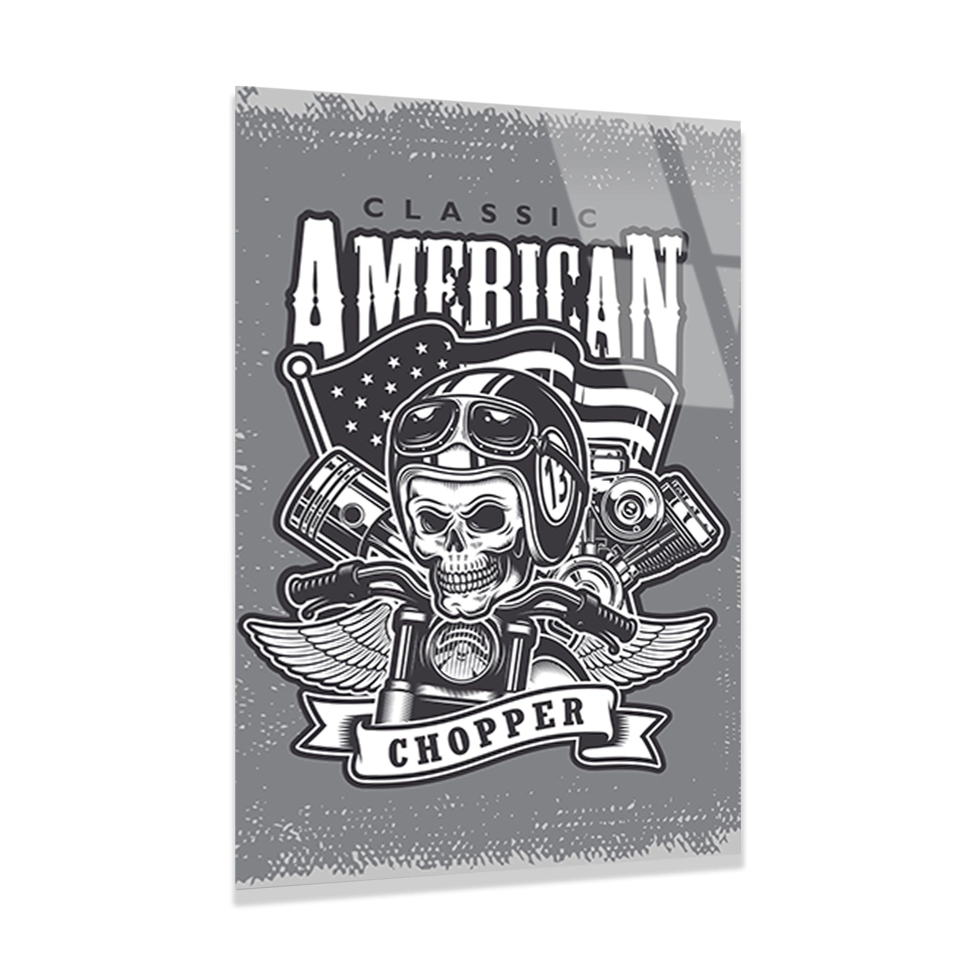 CLASSIC AMERICAN CHOPPER KURUKAFA - CAM TABLO - DEG0511
