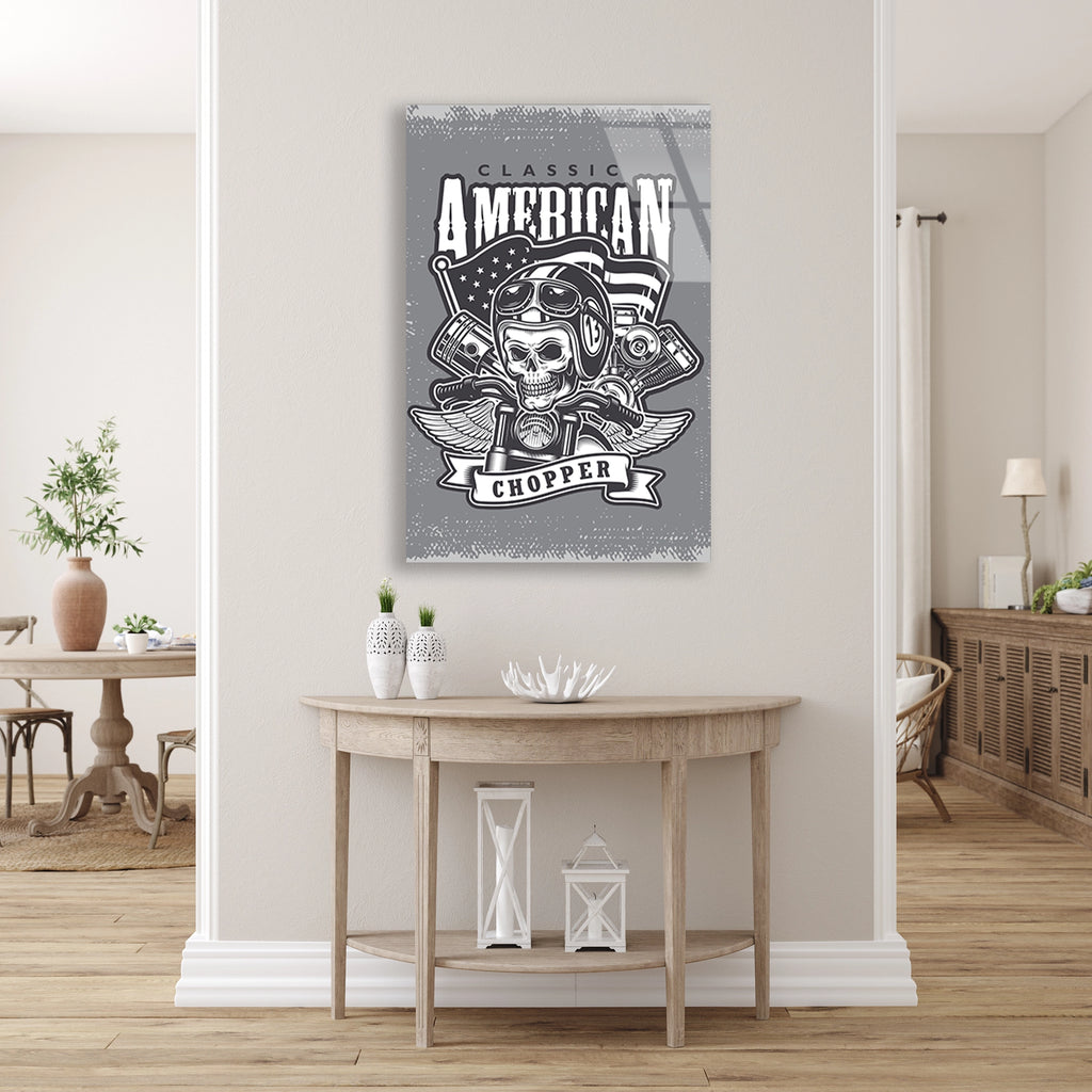 CLASSIC AMERICAN CHOPPER KURUKAFA - CAM TABLO - DEG0511