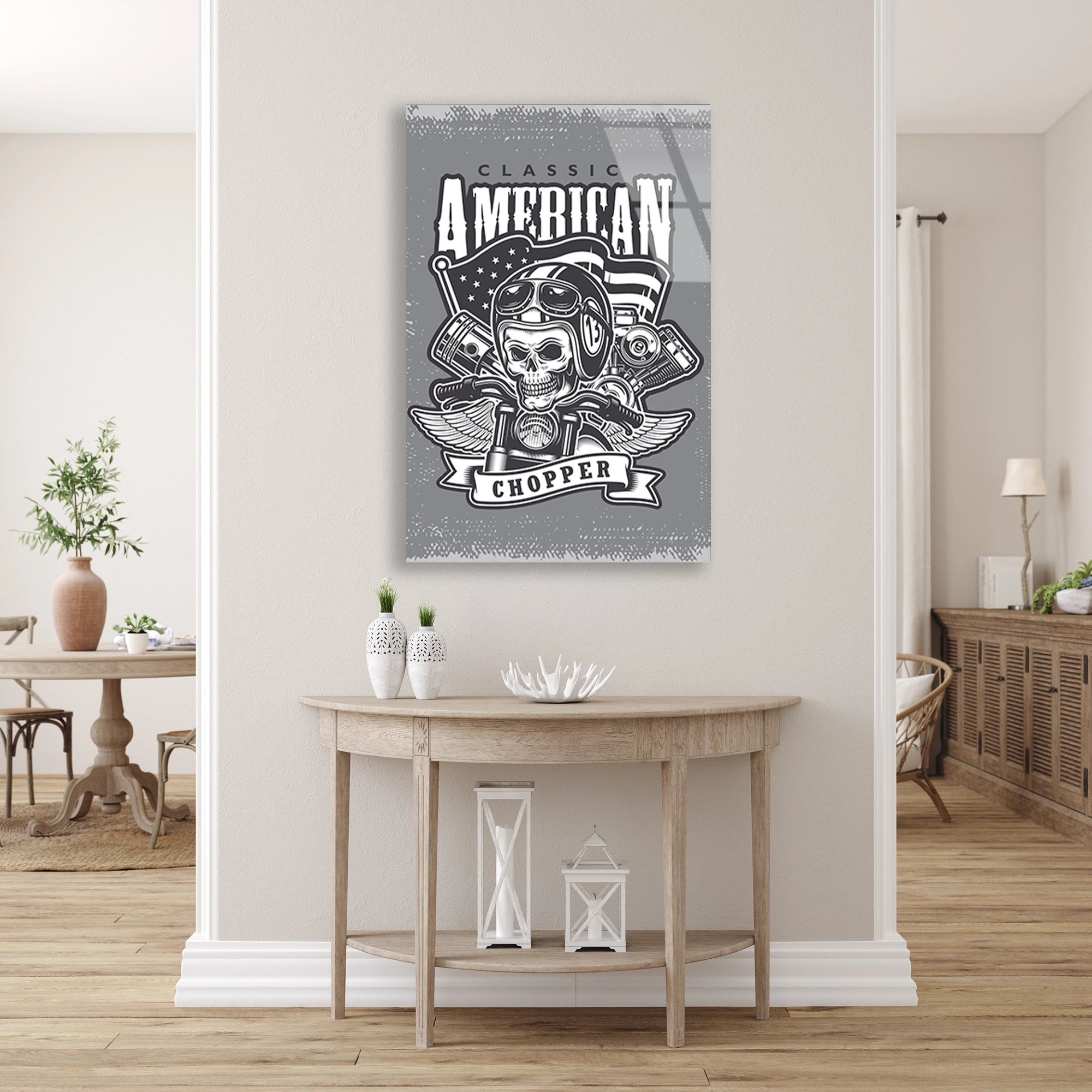 CLASSIC AMERICAN CHOPPER KURUKAFA - CAM TABLO - DEG0511