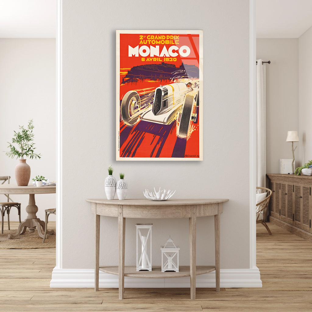 MONACO GRAND PRIX 1930 VINTAGE POSTER - CAM TABLO - DEG0513
