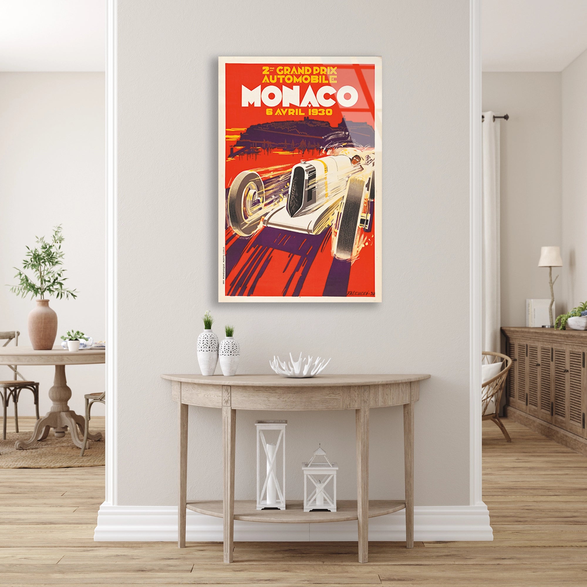 MONACO GRAND PRIX 1930 VINTAGE POSTER - CAM TABLO - DEG0513