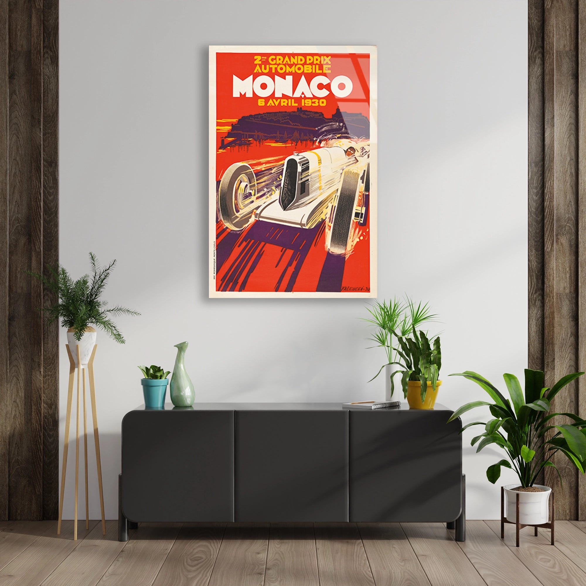 MONACO GRAND PRIX 1930 VINTAGE POSTER - CAM TABLO - DEG0513