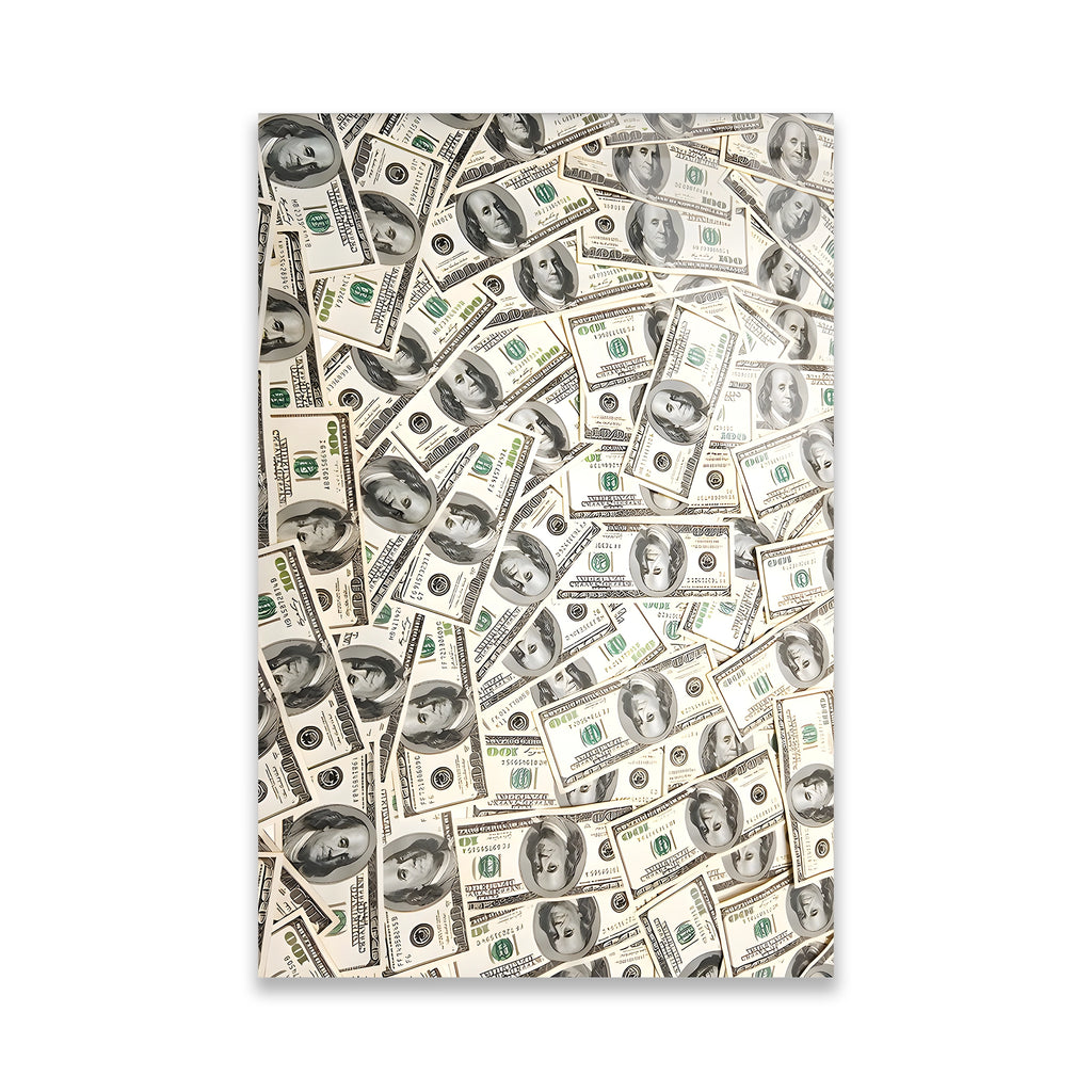 DOLAR BANKNOT DESENİ - CAM TABLO - DEG0539