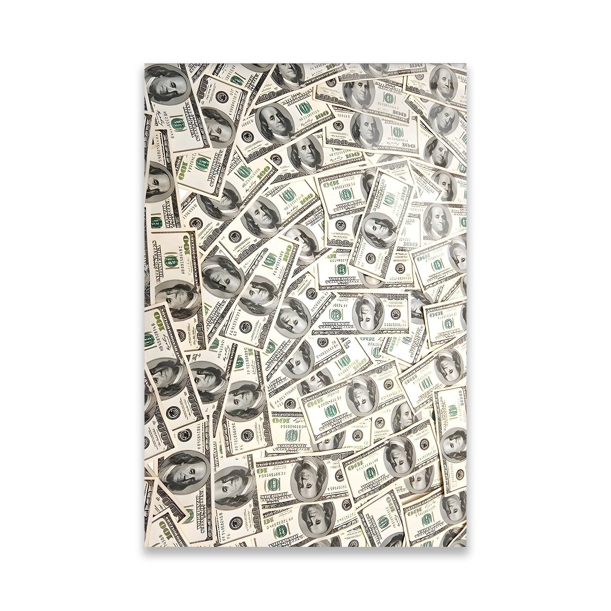 DOLAR BANKNOT DESENİ - CAM TABLO - DEG0539