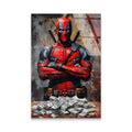 DEADPOOL PARA DESTESİ POP ART - CAM TABLO - DEG0541