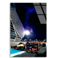 Abu Dhabi Gece Yarışı F1 Cam Tablo – Formula 1 Duvar Dekoru - DEG0791
