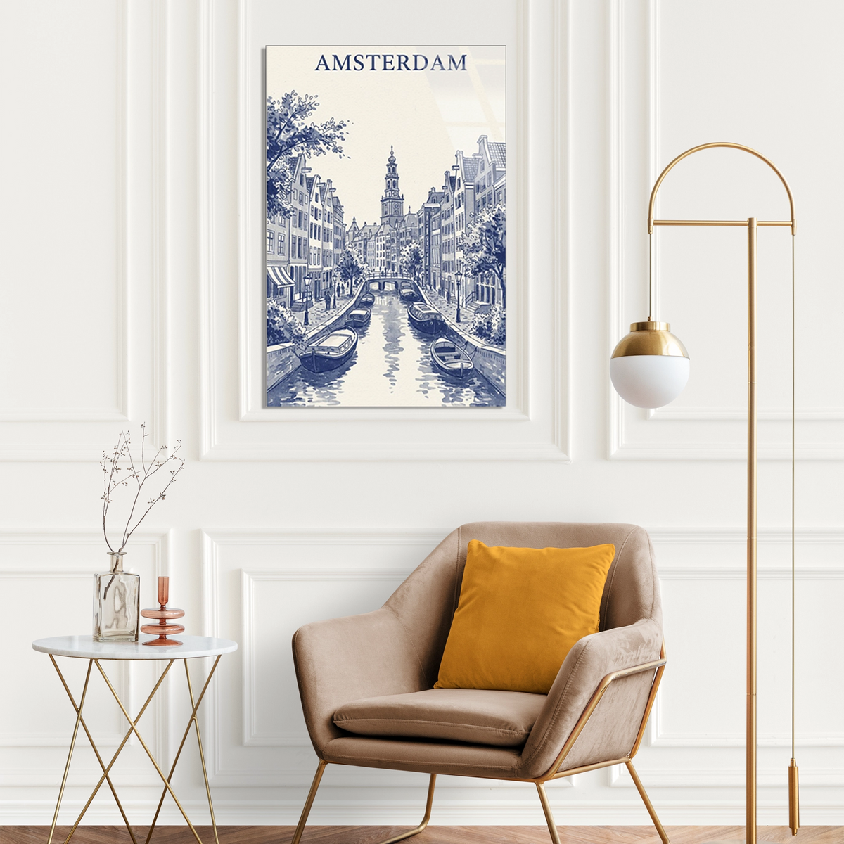 Amsterdam Kanal Cam Tablo