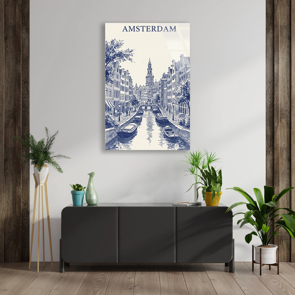 Amsterdam Kanal Cam Tablo