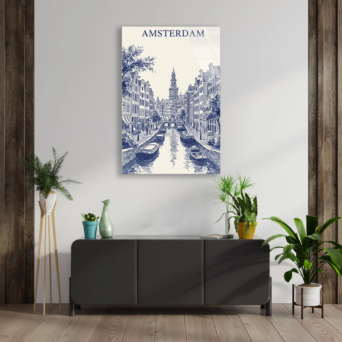 Amsterdam Kanal Cam Tablo