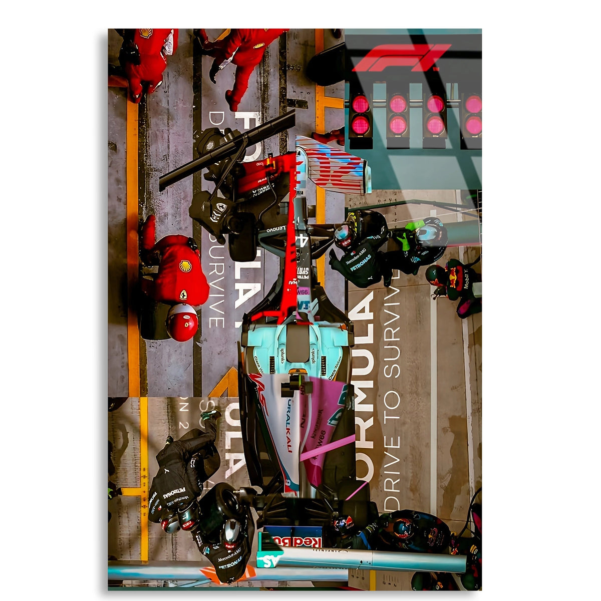 Aston Martin F1 Poster F1 Cam Tablo – Formula 1 Duvar Dekoru - DEG0783