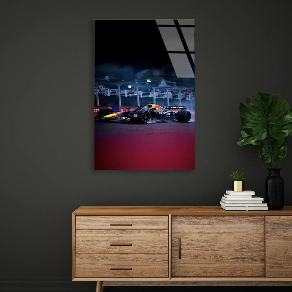 Baku Gece Yarışı F1 Cam Tablo – Formula 1 Duvar Dekoru - DEG0799