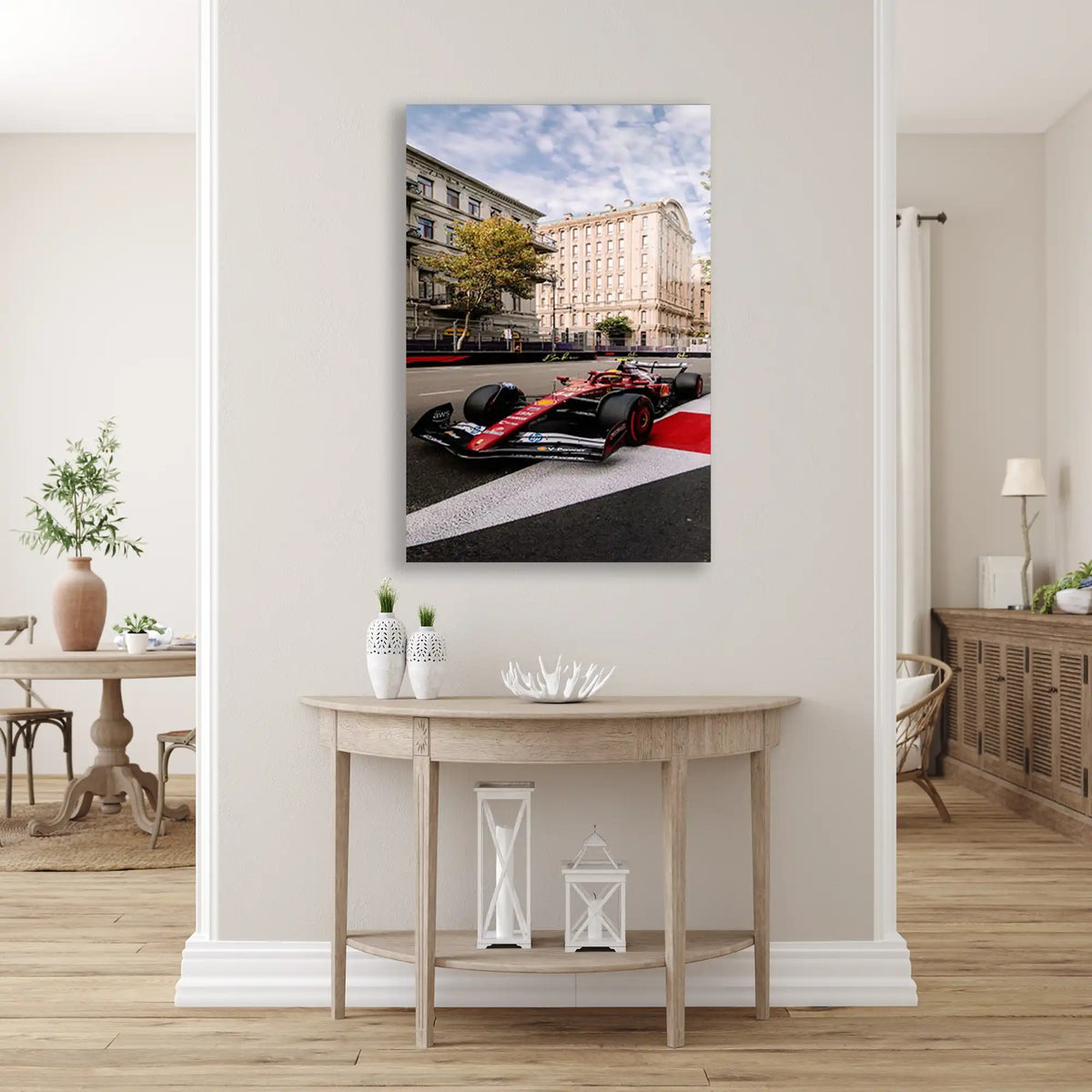 Baku Sokak Yarışı F1 Cam Tablo – Formula 1 Duvar Dekoru - DEG0815