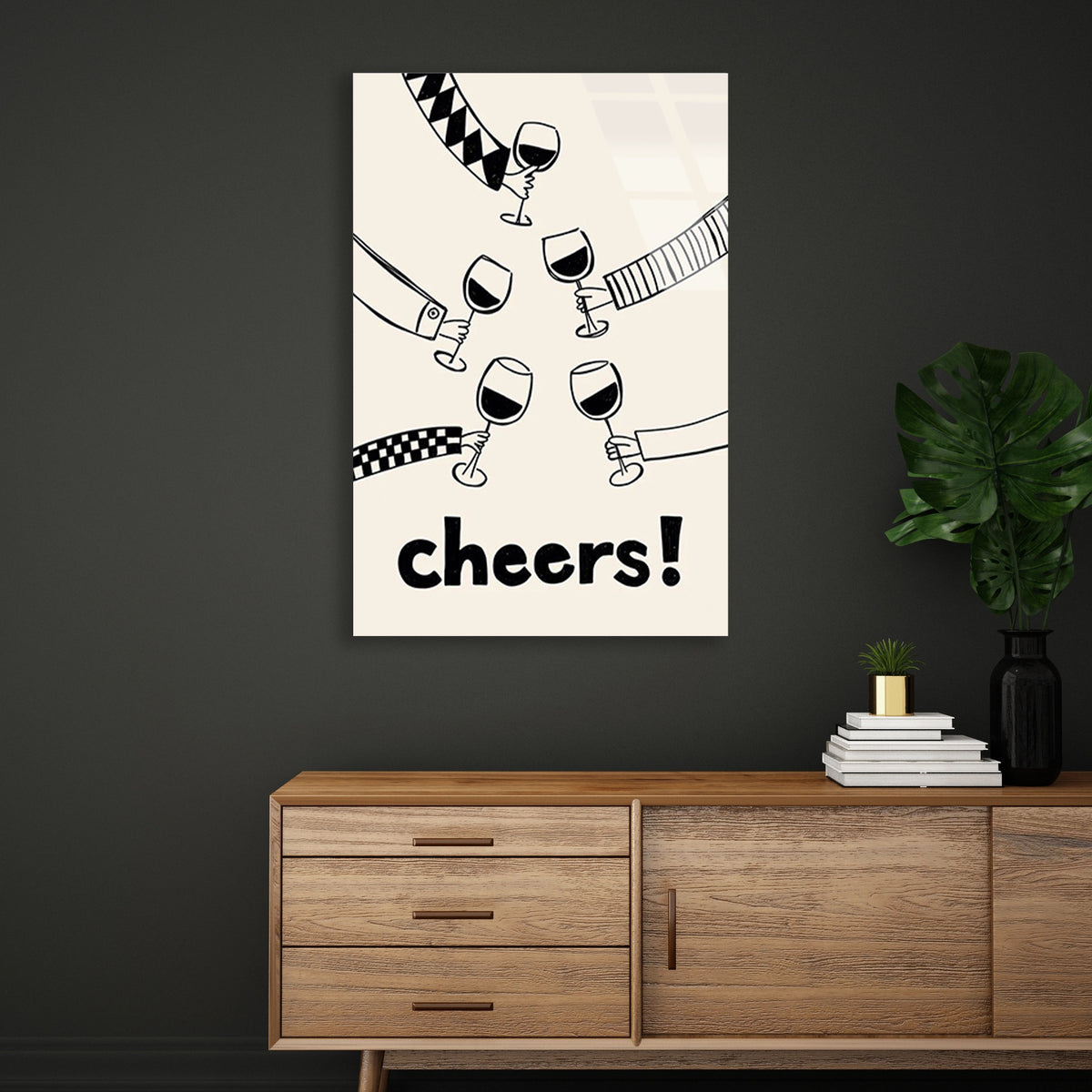 Cheers Sarap Kadehleri Cam Tablo