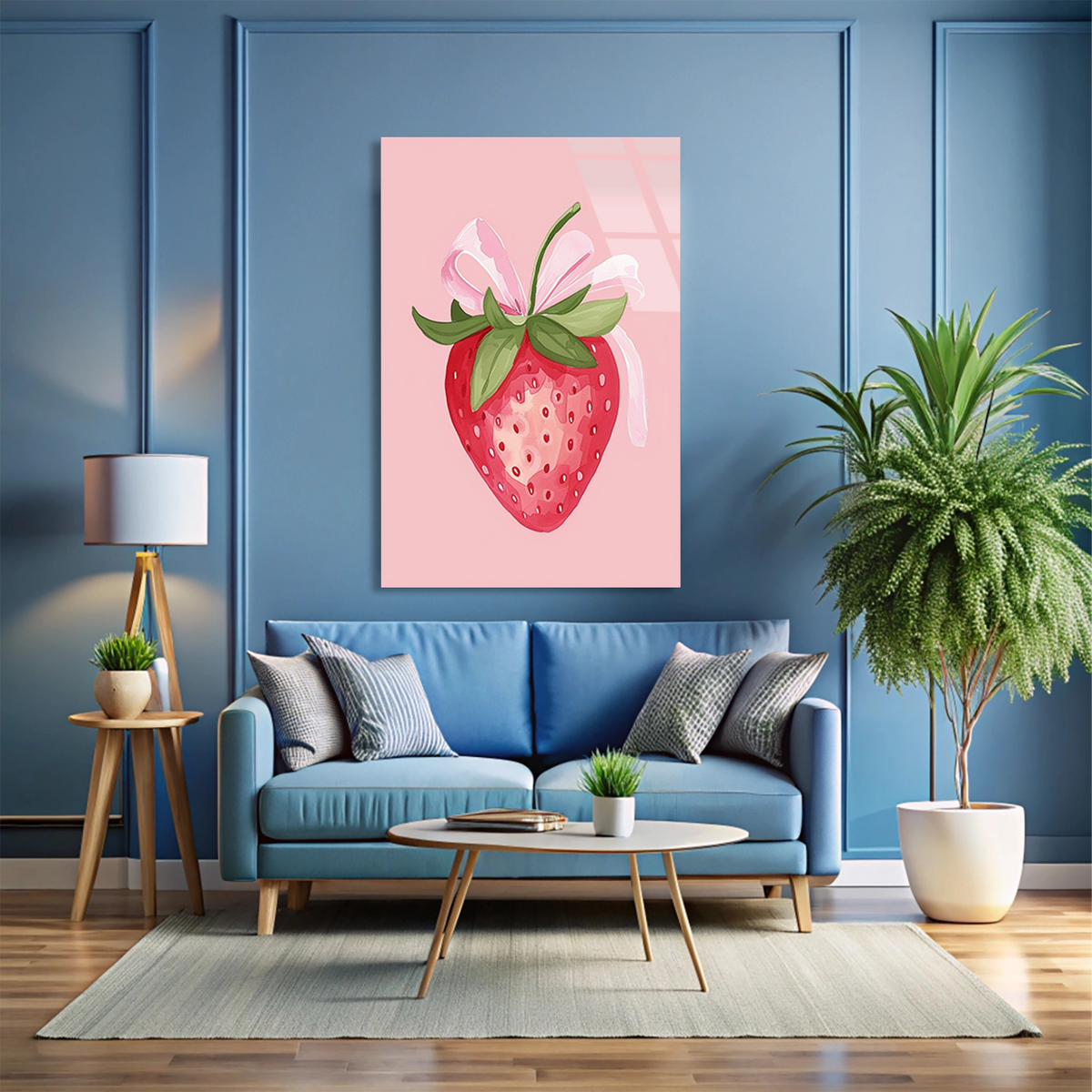 Cilek Illustrasyonu Cam Tablo