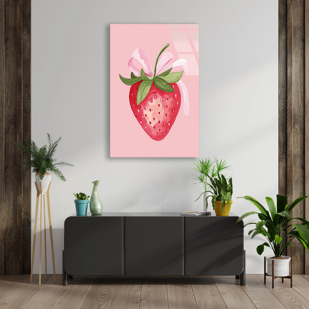 Cilek Illustrasyonu Cam Tablo