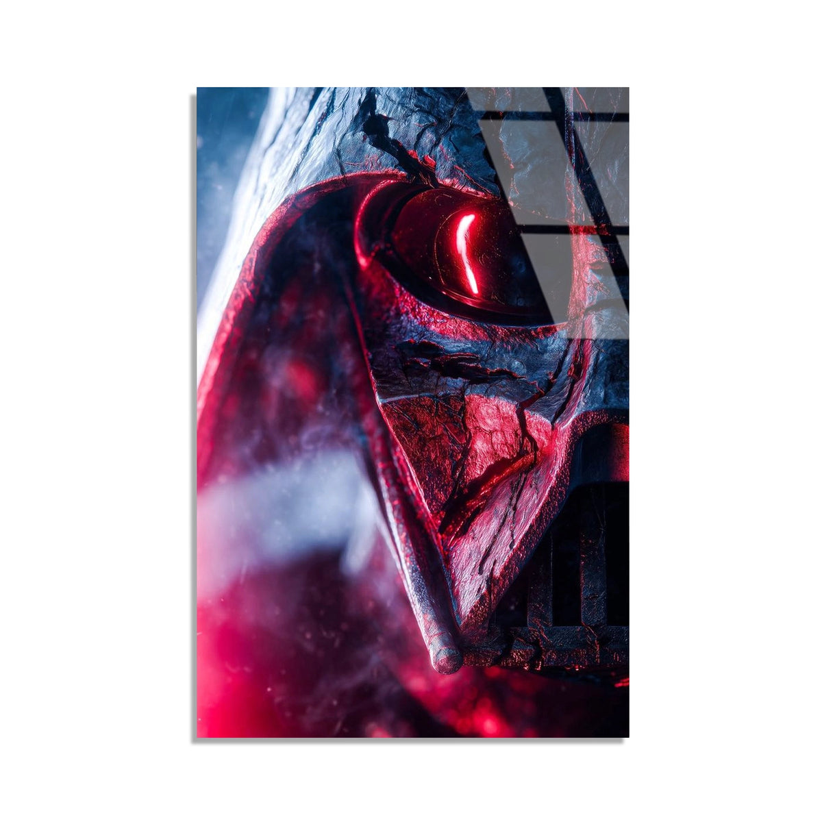 Darth Vader Kirmizi Cam Tablo