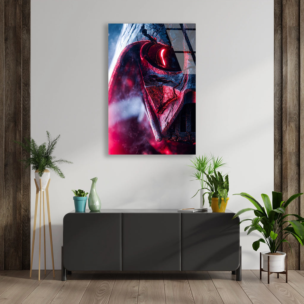 Darth Vader Kirmizi Cam Tablo