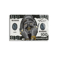 Dolar Banknot Portresi Cam Tablo