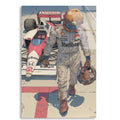 Efsane Formula 1 Pilotu İllüstrasyonu F1 Cam Tablo – Formula 1 Duvar Dekoru - DEG0778