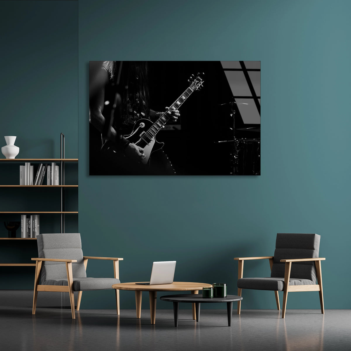 Elektro Gitar Cam Tablo