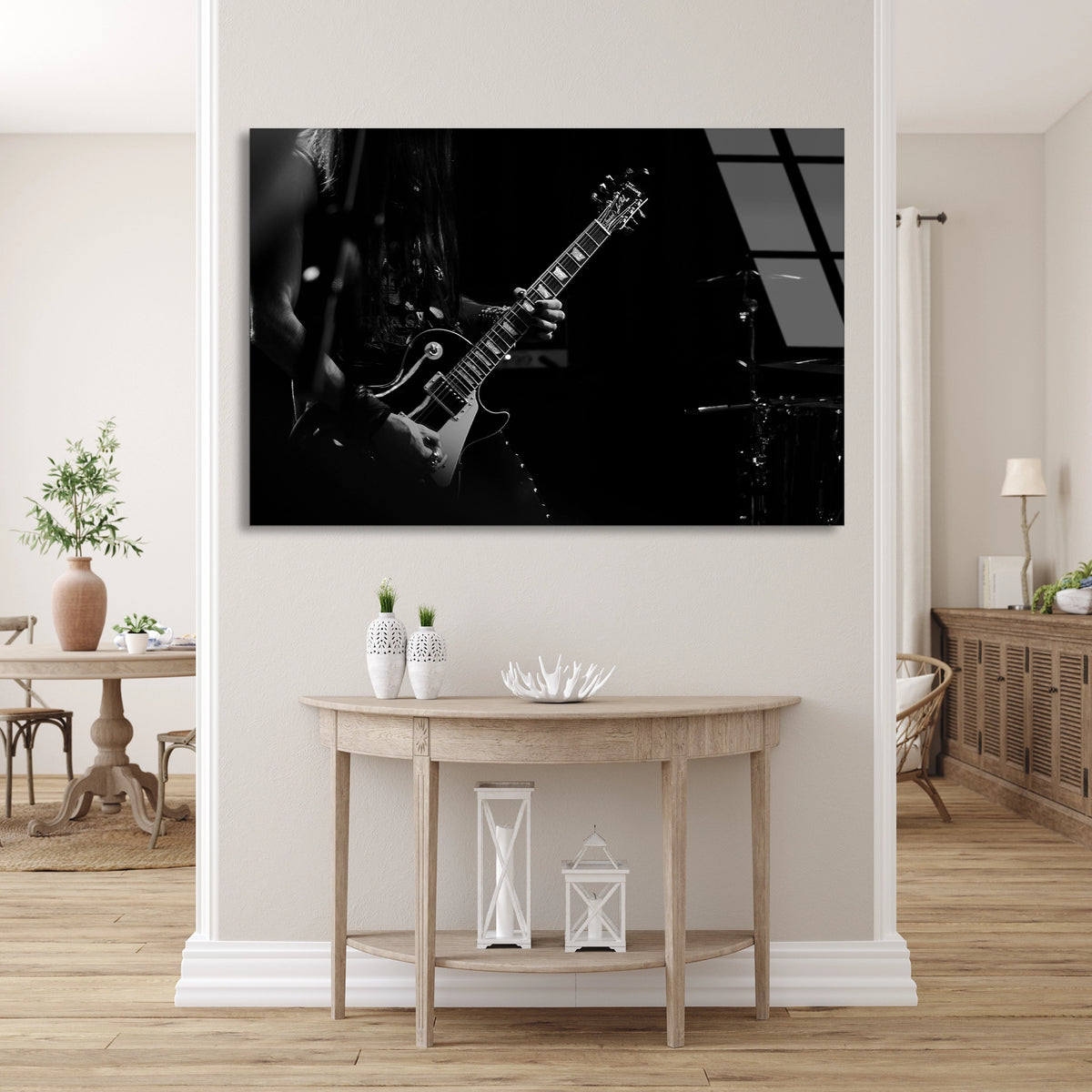 Elektro Gitar Cam Tablo