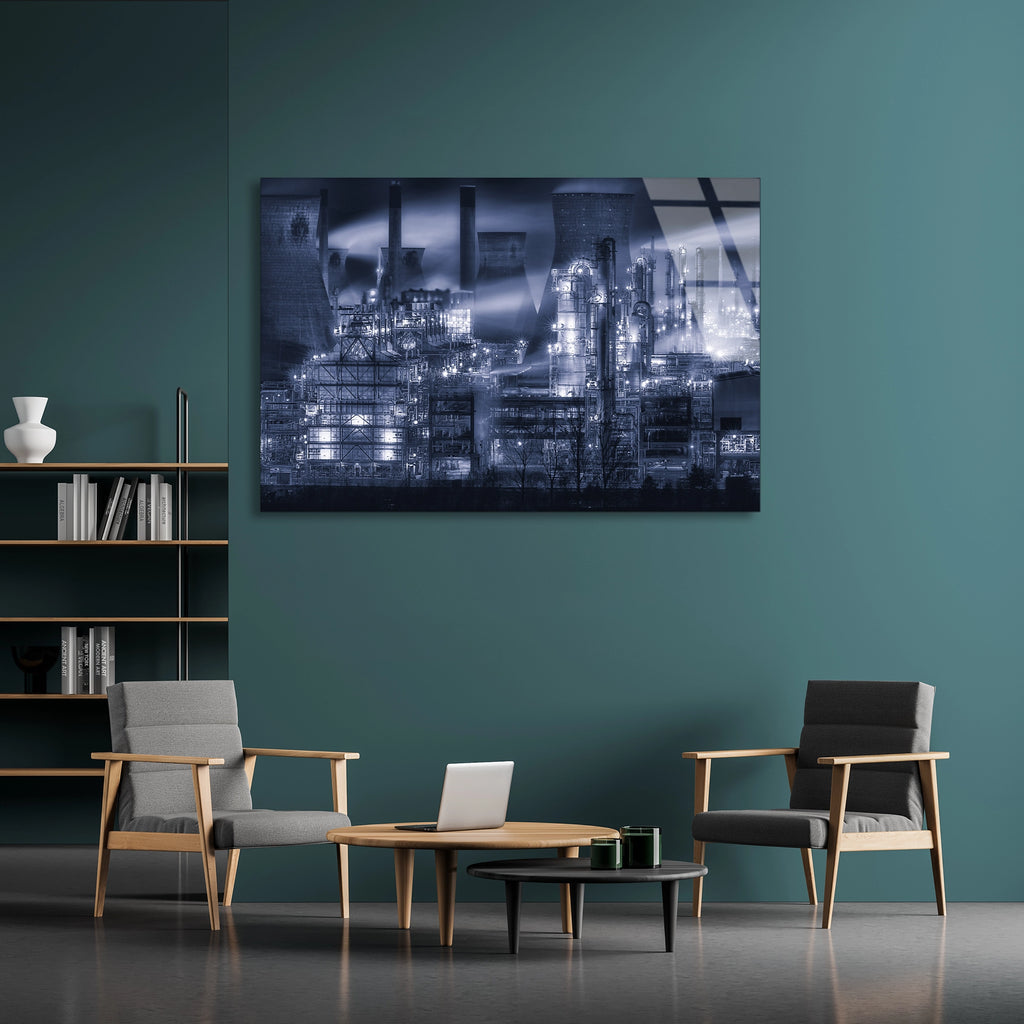 Endüstriyel Fabrika Cam Tablo
